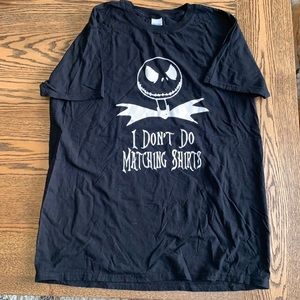 Disney Jack Skellington funny short sleeve Tshirt